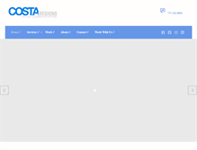Tablet Screenshot of costadesigns.com
